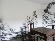 <p>Julia Steiner, <em>plot (meeting space)</em>, 2012, wall drawing, gouache, 511 x 358 x 290 cm, site specific work</p>
