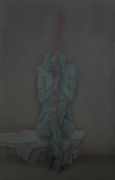 <p isrender="true">Shao Fan, <em isrender="true">Arhat Holding a Cane</em>, 2016, oil on canvas, 250 x 160 cm</p>
