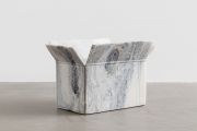 <p>Hu Qingyan, <em>The World of Silence XXI</em>, 2023, marble, 43 x 71 x 46 cm</p>
