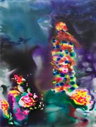 <p>Rebekka Steiger, <em>Briefe an Unbekannt</em>, 2023, acrylic ink on canvas,<br />
200 x 150 cm, photo by Stefan Altenburger<br />
&nbsp;</p>
