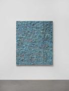 <p>Ju Ting, <em>Deep Waters Run Quiet 021625</em>, 2024 - 2025, acrylic on board, 184 x 155 x 9 cm</p>
