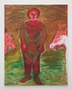 <p>罗瑟林德&middot;纳沙希比，<em>Pierrot</em>，2019，布面油画，185 &times; 145 cm</p>
