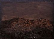 <p>Meng Huang,&nbsp;<em isrender="true">Three Mountains No. 2</em>,&nbsp;2000, oil on canvas, 200 x 280 cm</p>
