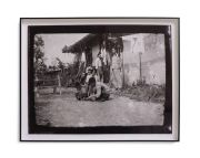 <p>Cai Dongdong, R<em>ice Falls From the Sky</em>, 2024, silver gelatin print, rice, 45 x 60 cm (photo), 51.5 x 66.5 cm (framed), edition of 1 + 1 AP</p>
