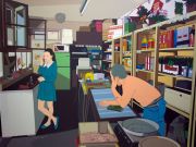 <p isrender="true">陈飞，<em isrender="true">马蜂</em>，2013，亚麻布、丙烯，180 x 240 cm</p>
