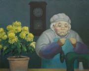 <p>Wang Xingwei, <em isrender="true">untitled (old lady No. 1)</em>, 2010, oil on canvas, 80 x 100 cm</p>
