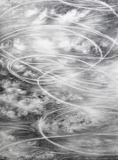<p>Julia Steiner, <em>circular flight II</em>, 2020, gouache on paper, 202 x 150 cm</p>
