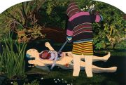 <p isrender="true">陈飞，<em isrender="true">拾荒者</em>，2010，亚麻布、丙烯，115 x 170 cm</p>
