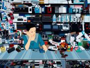<p isrender="true">陈飞，<em isrender="true">小武基</em>，2012，亚麻布、丙烯，180 x 240 cm</p>
