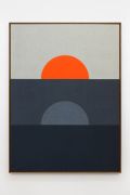 <p>安东尼奥&middot;巴莱斯特&middot;莫雷诺，<em>Blue</em> <em>Orange</em> <em>#1</em>，2024，黄麻布上丙烯，200 x 145 cm，204 x 149 cm (带框)</p>
