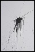 <p>Anatoly Shuravlev, <em>Black Holes - 1</em>, 2008, acrylic paint and c-prints on wooden board, 187 x 129 x 7.5 cm</p>
