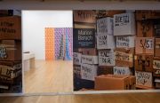<p>展览现场，马里昂&middot;巴鲁克，<em>Mouvement perp&eacute;tuel, essayer dire</em>，Magasin des horizons - CNAC，法国格勒诺布尔，2020年10月29日 - 12月10日</p>
