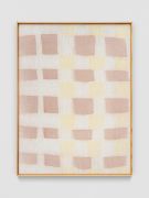 <p>Mirko Baselgia, <em>Allegra</em>, 2022, handwoven linen from the Tessanda Val M&uuml;stair, larch wood, mineral pigments, 44 x 33 x 2.2 cm</p>
