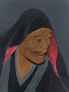 <p>Zhang Shujian, <em>Skin Weave - 8</em>, 2015, mixed media on wood, 100 &times; 75 cm</p>
