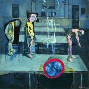<p isrender="true">谢南星，<em isrender="true">老龄族（No.1）</em>，1994，130 x 130 cm</p>
