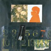 <p>谢南星，<em isrender="true">电厂一家人的日子(No.1)</em>，1994，布面粉笔，丙烯，120 x 120 cm</p>
