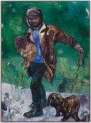 <p>Chen Zuo, <em>Street Dogs</em>, 2021 - 2025, oil on board, 168 x 122 cm, 173 x 127 x 7 cm (framed)</p>

