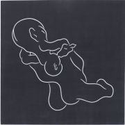 <p>Aldo Walker, <em>Ohne Titel (Am R&uuml;cken)</em>, 1985, dispersion paint on canvas, 159 x 159 cm</p>
