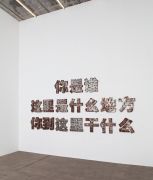 <p>孟煌，<em>锈</em>，2009，钢，195 x 410 x 6 cm，3版</p>
