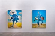 <p>展览现场，<em>王兴伟 &mdash;&mdash;个人展</em>，麦勒画廊北京-卢森，中国北京，2008年11月8日 － 2009年1月11日</p>
