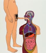 <p isrender="true">陈飞，<em isrender="true">深喉</em>，2007，亚麻布、丙烯，150 x 130 cm</p>
