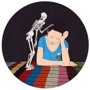<p isrender="true">陈飞，<em isrender="true">不要忧愁</em>，2011，亚麻布、丙烯，&empty; 100 cm</p>
