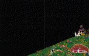 <p isrender="true">陈飞，<em isrender="true">星星堆满天，我还是只爱月圆</em>，2009，亚麻布、丙烯，2x 240 x 190cm</p>
