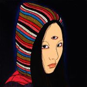 <p isrender="true">陈飞，<em isrender="true">肖像</em>，2010，亚麻布、丙烯，20 x 20 cm</p>
