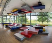 <p>Lang/Baumann, <em>Module #4</em>, 2016, laminated wood,&nbsp; 9 x 2.8 x 3.5 m, 5 x 0.9 x 3.2 m, installation view, Zentrum Paul Klee, Bern, Switzerland</p>
