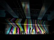 <p>Lang/Baumann, <em>Beautiful Bridge #2</em>, foil, 2016, 8.7 x 27 m, installation view, <em>Tokyo Art Flow</em>, Futakotamagawa Station area, Tokyo, Japan</p>

