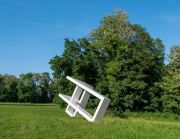 <p>Exhibition view, Lang/Baumann, <em>Up #5</em>, Holz, Lack, 7,2 x 2,8 x 4,4m, Group exhibition, 2022, <em>Open House</em>, Parc Lullin, Genthod, Switzerland</p>
