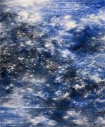 <p>尤莉亚&middot;斯坦纳，<em>into the blue</em> <em>IV</em>，2022，硬纸板上水粉，109 x 90 cm</p>
