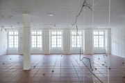 <p><em>Partitur der Natur</em>, temporary room-specific installation, Zimmermannhaus Brugg, photo by Ullmann.Photography</p>
