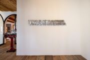 <p>Yang Mushi,&nbsp;<em>Materialization - lying flat is a crime, long live involution,</em> 2025, recycled stainless steel, 25 x 181 x 11 cm</p>
