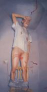 <p>Xie Nanxing, <em isrender="true">untitled (No.3)</em>, 1999, oil on canvas, 274 x 140 cm</p>
