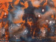 <p>Rebekka Steiger, <em>untitled</em>, 2024, tempera, acrylic ink and oil on canvas, 30 x 40 cm</p>
