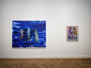 <p>展览现场，<em>Rebekka Steiger. BĪNGFĒNG</em>，图恩美术馆，瑞士图恩，2025年4月5日 &ndash; 8月3日</p>
