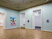 <p>展览现场，<em>Rebekka Steiger. BĪNGFĒNG</em>，图恩美术馆，瑞士图恩，2025年4月5日 &ndash; 8月3日</p>
