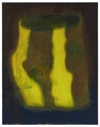 <p>Zhou Siwei, <em>Drinking Cup (Golden)</em>, 2016, oil on canvas, 140 x 110 cm</p>
