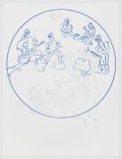 <p>米尔科&middot;巴泽吉亚，<em>Jingdezhen - Hans Leu the Elder</em>，2017，雕版印刷：Romain Crelier，Atelier de Gravure，Moutier，78.5 x 58 cm，由Stefan Altenburger提供</p>
