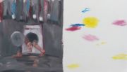 <p>谢南星，<em>香料6号</em>，2017，布面油画，220 x 380 cm</p>
