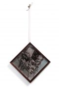 <p>Cai Dongdong,&nbsp;<em>Tug-of-war,</em> 2022, silver gelatin print, watercolor, rope, 126 x 63 cm, edition of 3 + 1 AP</p>
