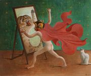 <p>Yan Bingqing,&nbsp;<em>逞威⻛,&nbsp;</em>2017, tempera on board, 25 x 30 cm</p>
