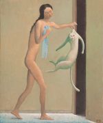 <p><em>Out</em>, 2022, tempera on board, 42 x 35 cm</p>
