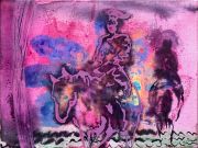 <p>Rebekka Steiger,&nbsp;<em>untitled,</em> 2025, tempera and acrylic ink on canvas, 30 x 40 cm</p>
