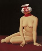 <p>Wang Xingwei, <em isrender="true">untitled (spittoon)</em>, 2008, oil on canvas, 168 x 138 cm</p>
