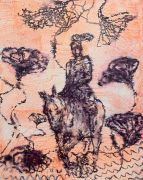 <p>Rebekka Steiger,&nbsp;<em>untitled,</em> 2025, tempera and acrylic ink on canvas, 100 x 80 cm</p>
