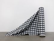 <p>Hu Qingyan, <em>A Roll of Black and White Plaid Cloth</em>,&nbsp;2012, acrylic on canvas, 115 x 3000 cm</p>
