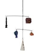 <p>Loredana Sperini,&nbsp;<em>Holding Things Together 01,</em> 2026, ceramics, glaze, wool and metal, 230 x 100 x 80 cm (height variable)</p>
