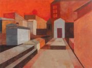 <p>苗妙，<em>家</em>，2025，布面混合媒介，155 x 210 cm</p>
